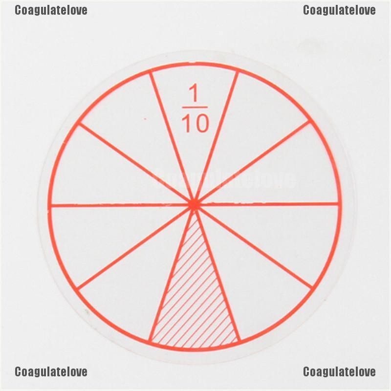 coagulatelove-วงกลมเศษส่วนคณิตศาสตร์-12-ชิ้น-สําหรับเด็ก-เด็กนักเรียน-ของเล่นเพื่อการศึกษาในโรงเรียน