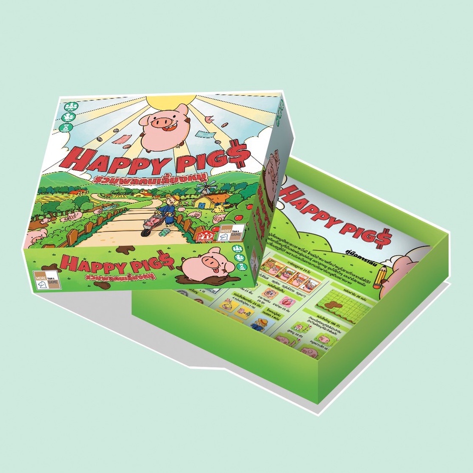 happy-pigs-รวมพลคนเลี้ยงหมู-thai-version-boardgame