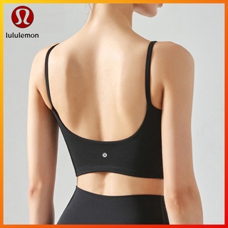 ภาพขนาดย่อของสินค้าLululemon สปอร์ตบราเซ็กซี่ โชว์หลัง กันกระแทก สําหรับออกกําลังกาย เล่นโยคะ DSB316