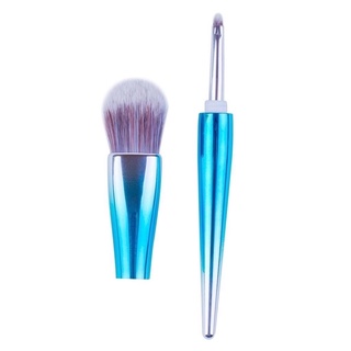 Nee Cara 2-Tone Foundation Brush &amp; Concealer Brush #N756 :neecara นีคาร่า แปรง ปัดแก้ม ขนนุ่ม    @beautybakery