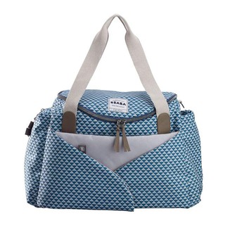 BEABA กระเป๋าเปลี่ยนผ้าอ้อม Sydney II Changing Bag "Play Print" Blue