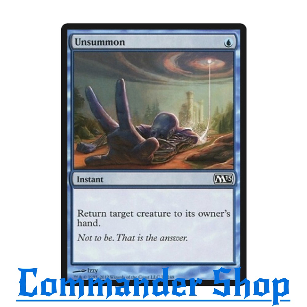 Unsummon (Instant) Blue Mv1 การ์ด Magic The Gathering (MTG) | Shopee ...