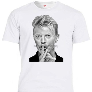 David Bowie Shhhh Cool Ivory เสื้อยืดลําลอง สําหรับผู้ชาย ไซซ์ S 5X T 1748Ivy Lk