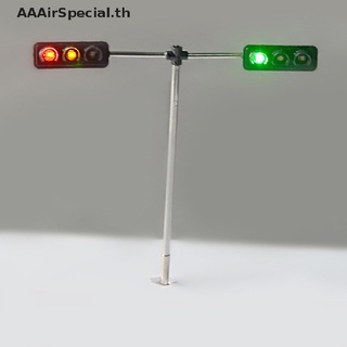 Aaairspecial ไฟจราจร LED สเกล 1/100 อุปกรณ์เสริม สําหรับโมเดลอาคารทราย โต๊ะ