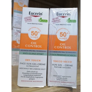 สินค้า 🔥 พร้อมส่ง 🔥50ml Eucerin Oil Control Sun Gel-Cream Dry Touch Spf50+