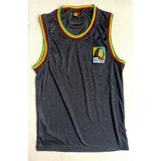 Hitam เสื้อกล้าม rasta Black bob marley reggae tanktop original jatimaika