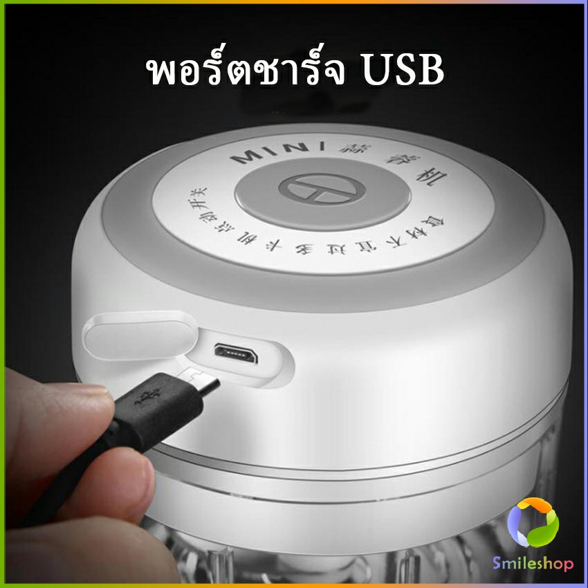 smileshop-mini-usb-เครื่องปั่นกระเทียม-พริก-เครื่องบดอาหาร-แบบพกพา