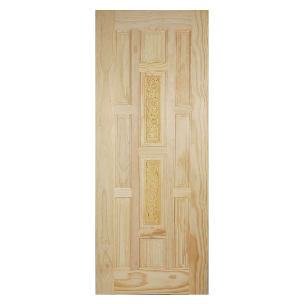 wood-door-modern-doors-l120-80x200cm-ประตูไม้สน-modern-doors-l120-80x200-ซม-ประตูบานเปิด-ประตูและวงกบ-ประตูและหน้าต่าง