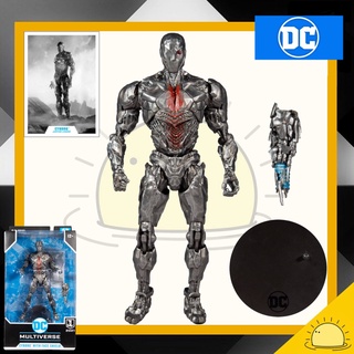 McFarlane Toys 7 Inch DC Multiverse Justice League Movie Cyborg with Face Shield 2021