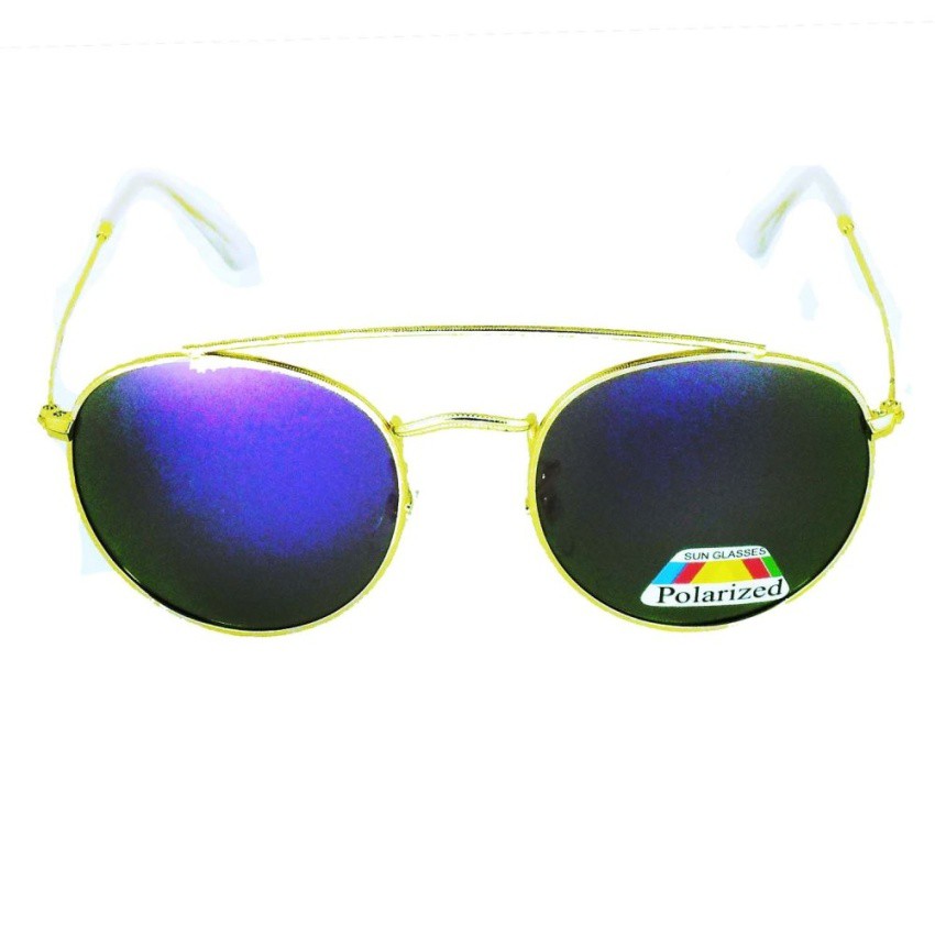 polarized-แว่นกันแดด-แฟชั่น-รุ่น-180b-กรอบทอง-เลนส์-polarized