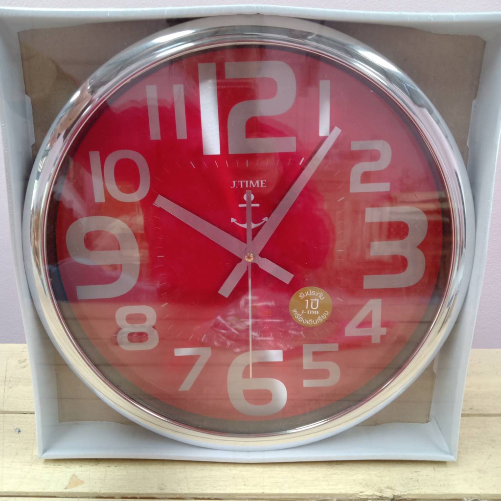 นาฬิกา-นาฬิกาติดผนัง-นาฬิกาแขวนผนังบ้าน-ตัวหนังสือใหญ่เห็นชัด-ใช้ถ่าน-2-a-1ก้อน-ขนากหน้าจอ-กว้าง-36-ซม