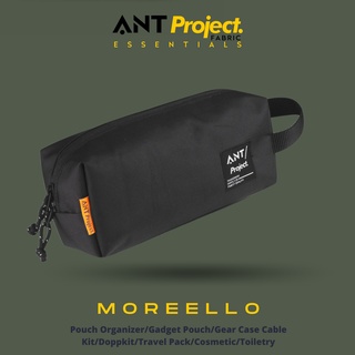 Hitam Ant PROJECT - Black MORELLO Pouch Bag - Unisex Clucth