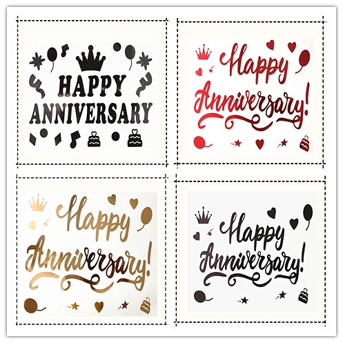 happy-anniversary-สติกเกอร์ลูกโป่ง-ลายลูกโป่ง-bobo-กลิตเตอร์-สีดํา-สําหรับตกแต่ง