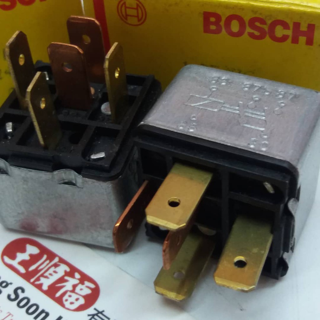 รีเลย์ไฟหน้า 12V 15A 5 pins Volvo 740 940 Mercedes BMW SAAB 15Amp Bosch ...