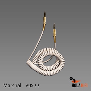 Marshall AUX Cable 3.5mm สาย AUX Marshall 3.5มม สีขาว (ของแท้)