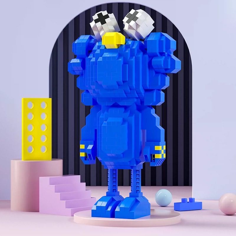 kaws-sesame-street-building-blocks-ของเล่นเด็กเพื่อการศึกษาเชิงสร้างสรรค์เพื่อการศึกษา