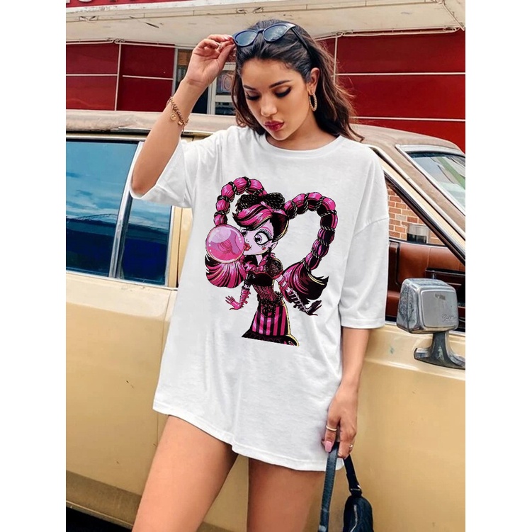 เสื้อยืดวินเทจเสื้อยืดแขนสั้น-แบบบาง-ทรงหลวม-ลายการ์ตูน-สไตล์โกธิค-สร้างสรรค์-แฟชั่นฤดูร้อน-สําหรับผู้หญิงs-5xl