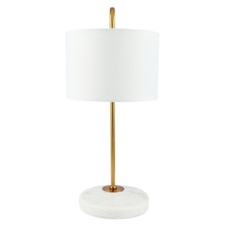 Table lamp TABLE LAMP CARINI MT5023 WHITE/BRONZE The lamp Light bulb โคมไฟตั้งโต๊ะ ไฟตั้งโต๊ะ CARINI MT5023 สีขาว/บรอนซ์