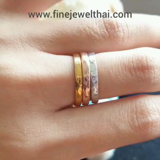 finejewelthai-แหวน-แหวนเกลี้ยง-แหวนเงินแท้-แหวนแต่งงาน-mininal-silver-ring-r122800-ราคาต่อวง