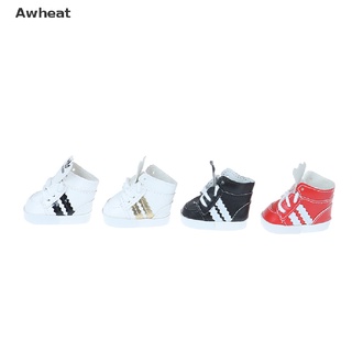 [Awheat] รองเท้าน่ารัก ขนาดเล็ก สําหรับตุ๊กตา 14.5 นิ้ว 20 ซม. ของขวัญคริสต์มาส