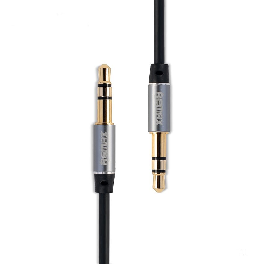 remax-3-5-aux-audio-cable-1000mm-สายขั้วต่อหัวท้าย-สีดำ