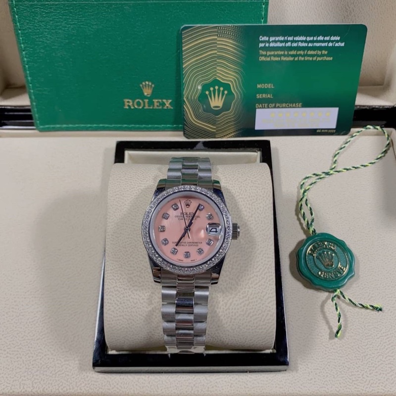 นาฬิกาข้อมือผู้หญิงแบรนด์เนมrolex size 31mm | Shopee Thailand