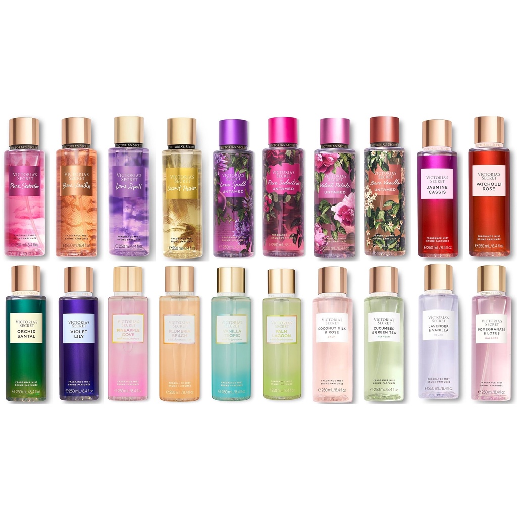Victorias Secret กลิ่น Love Spell Untamed , Lavender Vanilla,Pomegrant 