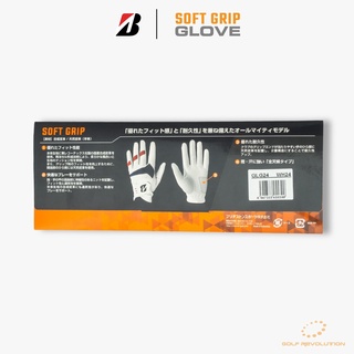 ภาพขนาดย่อของภาพหน้าปกสินค้าBridgestone Soft Grip Glove WH (GLG24) ถุงมือกอล์ฟผู้ชาย ขนาด 22/23/24/25/26 CM. จากร้าน golf_revolution บน Shopee