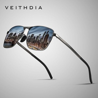 ภาพหน้าปกสินค้าVEITHDIA แว่นตากันแดด สไตล์วินเทจ สำหรับผู้ชายและผู้หญิง พร้อมอุปกรณ์ ที่เกี่ยวข้อง