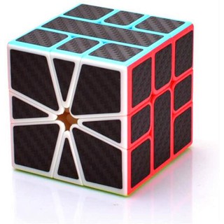 รูบิค แปลก ๆ รูบิค ของแท้ อย่างดี Qiyi Qifa Square-1 Carbon Fiber Magic Cube QiYi SQ-1 Speed Cube rubix cube SharkRubik