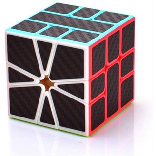 รูบิค แปลก ๆ รูบิค ของแท้ อย่างดี Qiyi Qifa Square-1 Carbon Fiber Magic Cube QiYi SQ-1 Speed Cube rubix cube SharkRubik