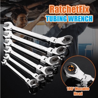 Tubing Ratchet Wrench Ratchet Quick Wrench High-grade Automatic Industrial-grade Opening Plum 72 Gear Fast Multi-size Ho