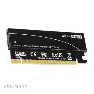 อะแดปเตอร์ M . 2 NVME SSD NGFF To PCIe 3.0 x 16