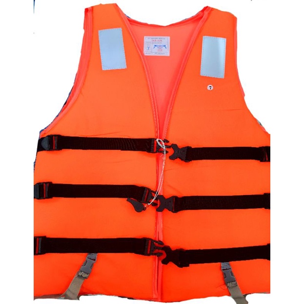 ภาพหน้าปกสินค้าชูชีพ ชูชีพผู้ใหญ่ Life Jacket ปลอดภัย สะท้อนแสง เบอร์ 7 ขนาดใหญ่ จากร้าน 12345bilibili บน Shopee