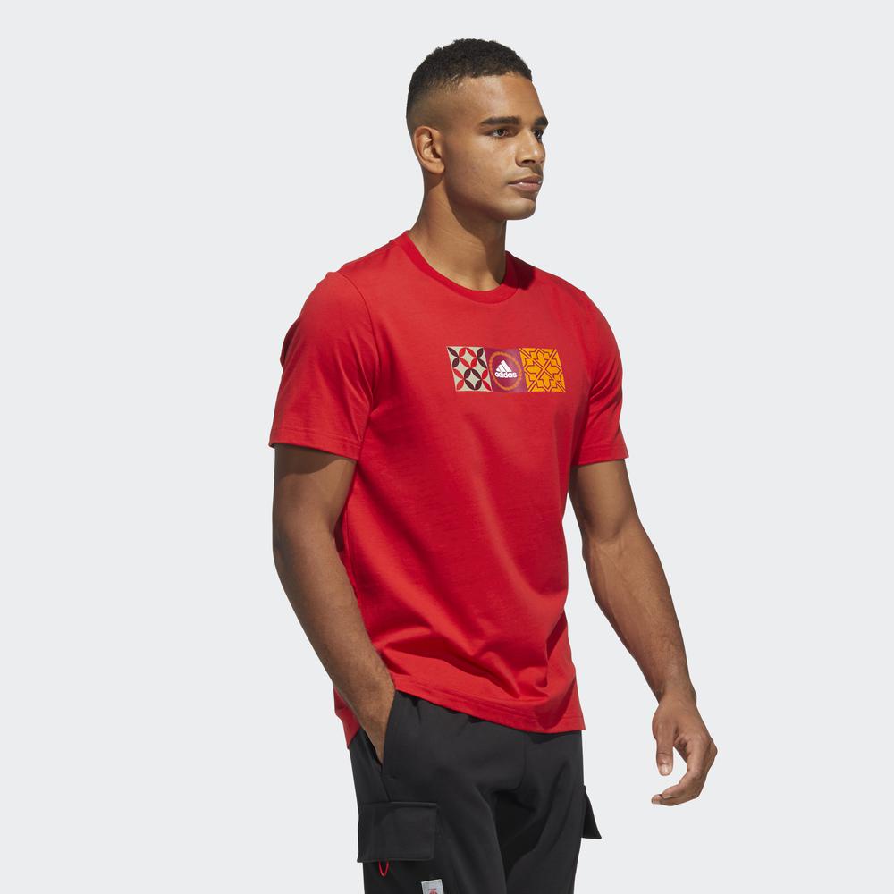 cod-แฟชั่นยูนิเซ็กซ์-adidas-cny-graphic-infill-tee-ผู้ชาย-สีแดง-hi3292