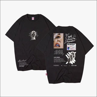 เสื้อยืดผ้าฝ้ายพิมพ์ลายขายดี เสื้อยืด พิมพ์ลาย DISTRO ALIVE ANGEL Godness LOSE Bear DISTRO สําหรับผู้ชาย