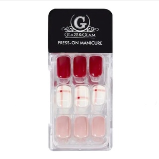 Glaze &amp; Glam Press-on manicure 24pcs PM0001-PM0020