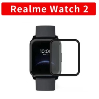 ฟิล์มกันรอยหน้าจอ 3D ขอบโค้ง สําหรับ Realme Watch 2 3 2 Pro Realme Watch 2 Pro 3Pro (ไม่ใช่กระจก)