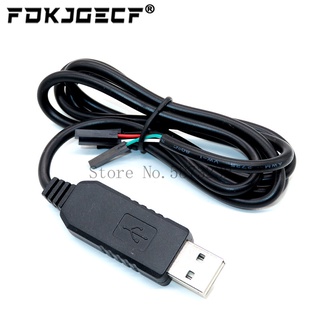 Pl2303 PL2303HX โมดูลแปลงสายเคเบิล USB เป็น UART TTL 4p 4 pin RS232 รองรับ Linux Mac Win7