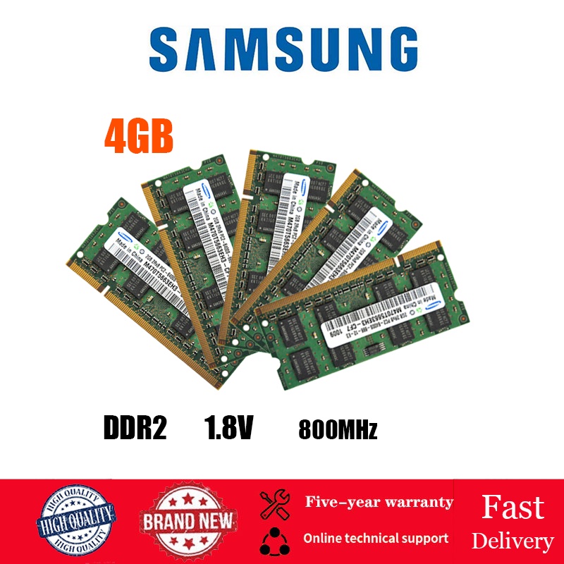 ใหม่-samsung-2gb-4gb-ddr2-800mhz-หน่วยความจำโน้ตบุ๊ค-pc2-6400s-1-8-v-200pin-sodimm-หน่วยความจำแล็ปท็อป-ram