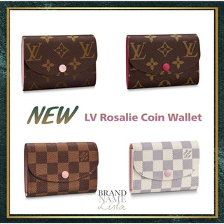 [สอบถามก่อนกดซื้อ]​ แท้​ 💯 New LV Rosalie​ coin​ wallet​