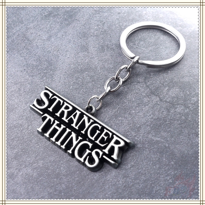 พวงกุญแจโลโก้-stranger-things-1-ชิ้น-โลหะผสม-จี้-พวงกุญแจ-อุปกรณ์เครื่องประดับ-ของขวัญ