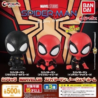 **พร้อมส่ง**กาชาปองมาเวลสไปเดอร์แมนหัวโต V.8 Marvel spider man no way home ของแท้