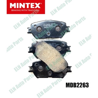 Mintex ผ้าเบรคหน้า (ของอังกฤษ) (brake pad) โตโยต้า TOYOTA Camry 2.0, 2.4 (ACV30) ปี 2002, Wish 2.0AT ปี 2003
