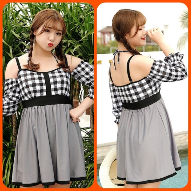 ชุดว่ายน้ำ-เซต-2-ชิ้น-6xl-อก-40-46-กางเกงรอบเอว-34-42-สะโพก-44-50-นิ้ว-ชุดยาว-33-นิ้ว-ผ้าดี-งานสวย