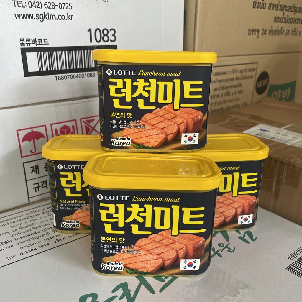 spam-แฮมกระป๋องเกาหลี-แฮมกระป๋อง-ขนาด-340g-มี-อย-ไทย