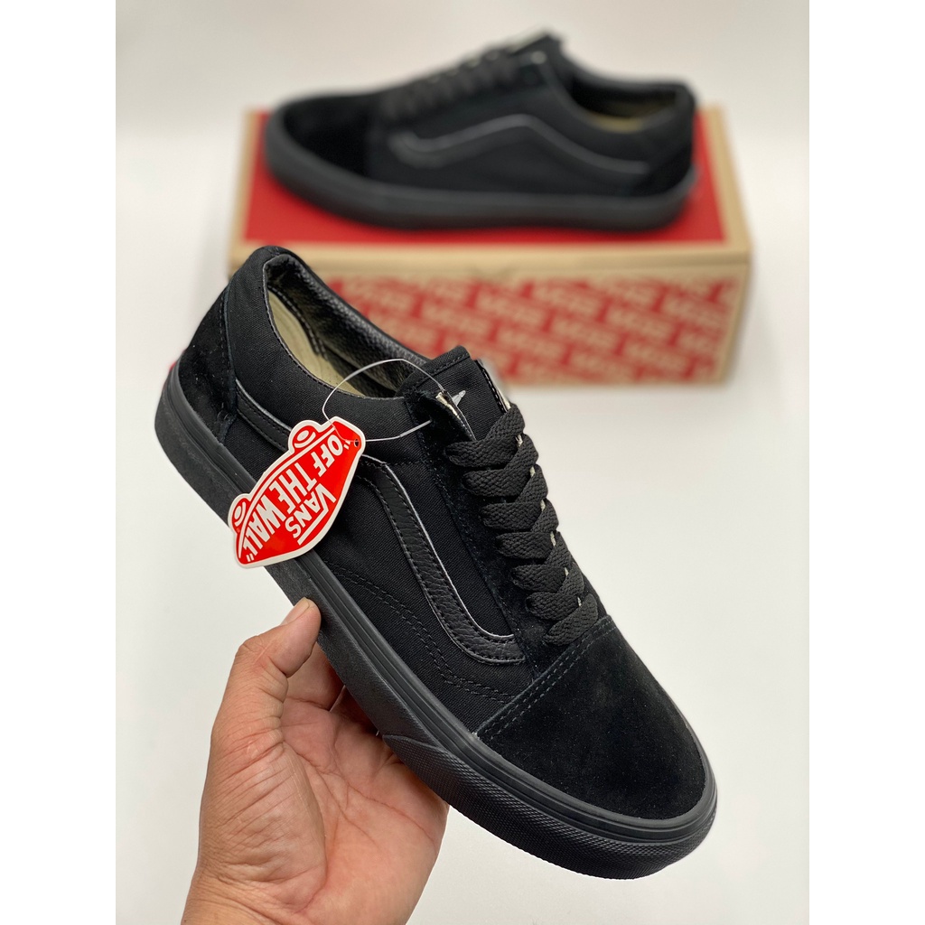 รองเท้าผ้าใบvans-old-skool-สวยแท้100-สีดำ-ใส่ทำงานได้-สินค้าขายดี-มีคุณภาพ