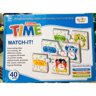 ของเล่นเด็ก เสริมพัฒนาการเด็ก แผ่นภาพ Match time