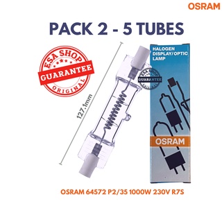 หลอดไฟแพ็ค2-5หลอด OSRAM 64572 P2/35 1000W 230V R7S