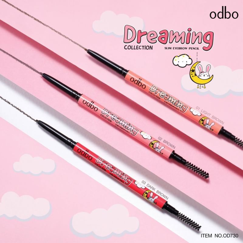 ภาพหน้าปกสินค้า️Odbo Dreaming  Slim Eyebrow Pencil OD730 : โอดีบีโอ ดินสอเขียนคิ้ว ออโต้ x 1 ชิ้น  dayse จากร้าน dayse บน Shopee
